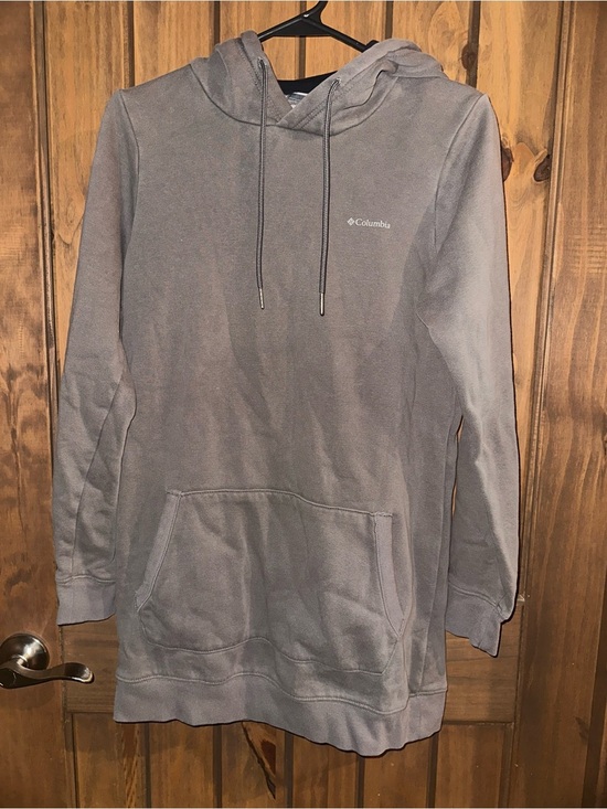Columbia Tops - Columbia Gray and Black Hooded Sweatshirt